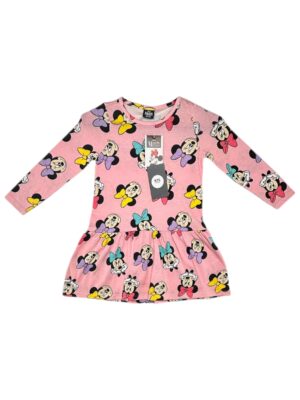 MINNIE MOUSE Sukienka Dziecięca Różowa 104