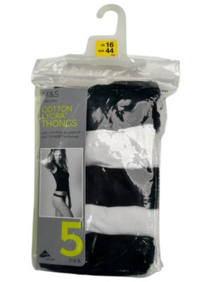 M&S Majtki Damskie Wielokolorowe 5-Pack XXL