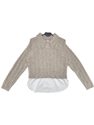 PRIMARK Sweter Dziecięcy Beżowy 164