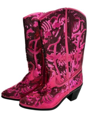 Damskie Kowbojki Różowe 41