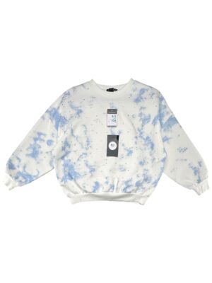PRIMARK Bluza Dziecięce Niebieska Tie Dye 134