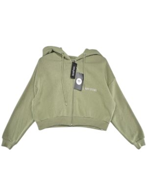 BOOHOO Bluza Damska Zielona S