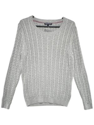 TOMMY HILFIGER Sweter Męski Szary M