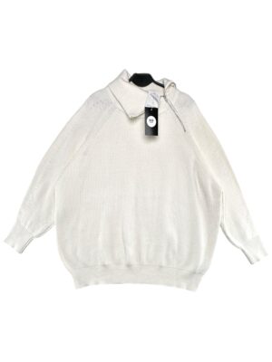 JDWILLIAMS Sweter Damski Biały 6XL/7XL