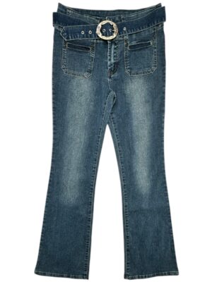 MEDI MODE PARIS Jeansy Damskie Niebieskie Vintage S (26)