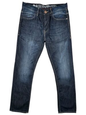 BLACK LABEL CROSS HATCH Jeansy Męskie Niebieskie M (32R)