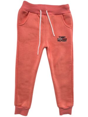 INSPIROWANA TOMMY HILFIGER Spodnie Dresowe Dziecięce Różowe