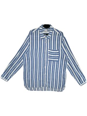 2-BIZ Koszula Damska Niebieska Paski XL