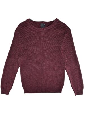 H&M Sweter Męski Bordowy M