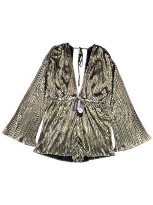 PRETTYLITTLETHING Kombinezon Damski Złoty XXL