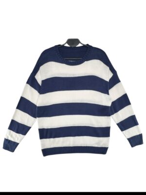 INNA Sweter Damski Niebieski M