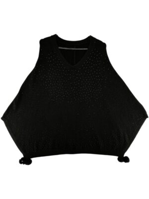 Ponczo Damskie Czarne ONE SIZE