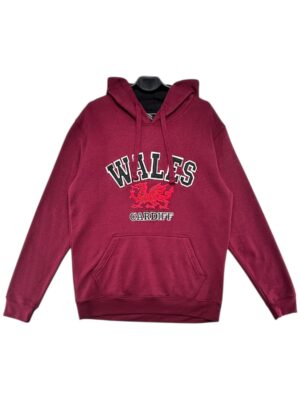 MANAV Bluza Męska Bordowa L