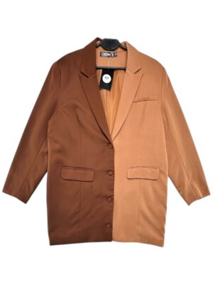 MISSGUIDED Marynarka Damska Brązowa S