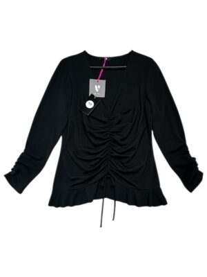 V BY VERY Bluzka Damska Czarna 3XL