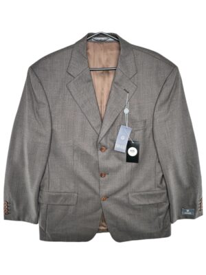 FERAUND LOUIS Marynarka Męska Brązowa L (41) Wełna