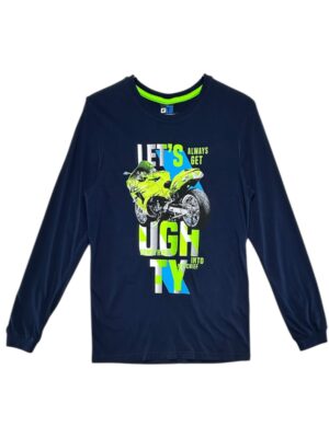 GT Bluzka Dziecięca Niebieska 152