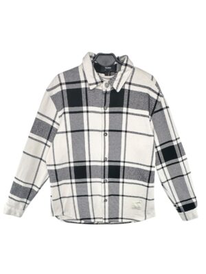 PULL&BEAR Koszula Męska Czarna Kratka M