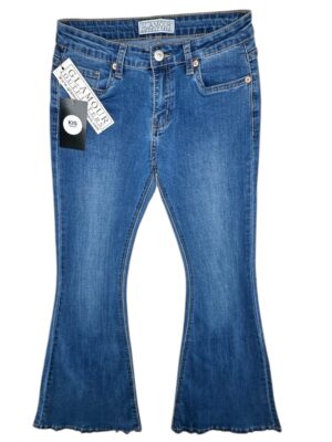 GLAMOUR OUTFITTERS Jeansy Damskie Niebieskie XS