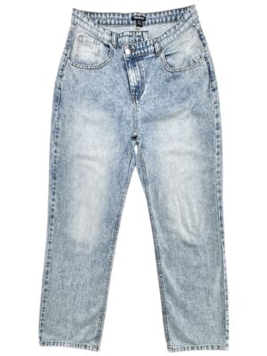 BOOHOO Jeansy Damskie Niebieskie M