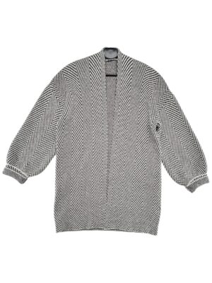 EMERY ROSE Narzuta Damska Czarna Jodełka L