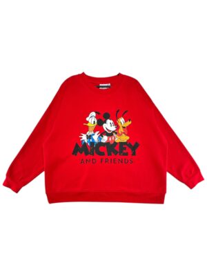 PRIMARK DISNEY Bluza Damska Czerwona XXL (50/52)