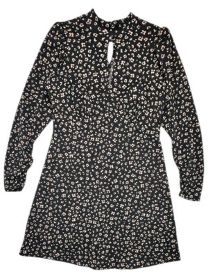 NEW LOOK Sukienka Damska Czarna Kwiatowa L