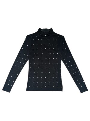 SAVIDA Bluzka Damska Czarna S