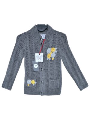 NULA BUY Sweter Dziecięcy Szary 110