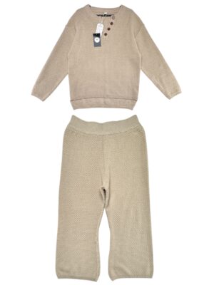 Komplet Damski Beżowy XL