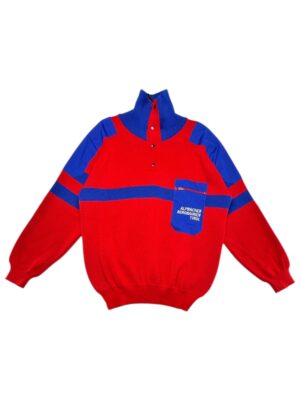 GM-MODEN Sweter Męski Czerwony L Wełna