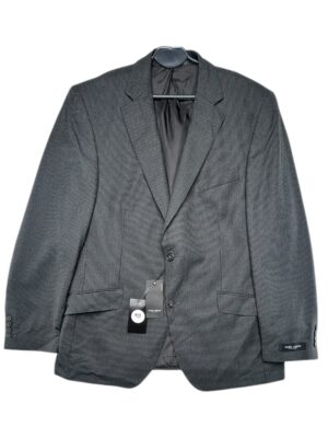 CARL GROSS Marynarka Męska Szara L (44 S) Wełna