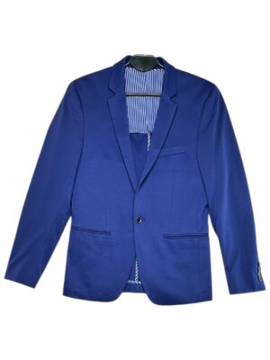 BLACK LABEL Marynarka Męska Niebieska S