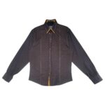 ARCO BALENO Koszula Męska Brązowa M - zdjęcie 1