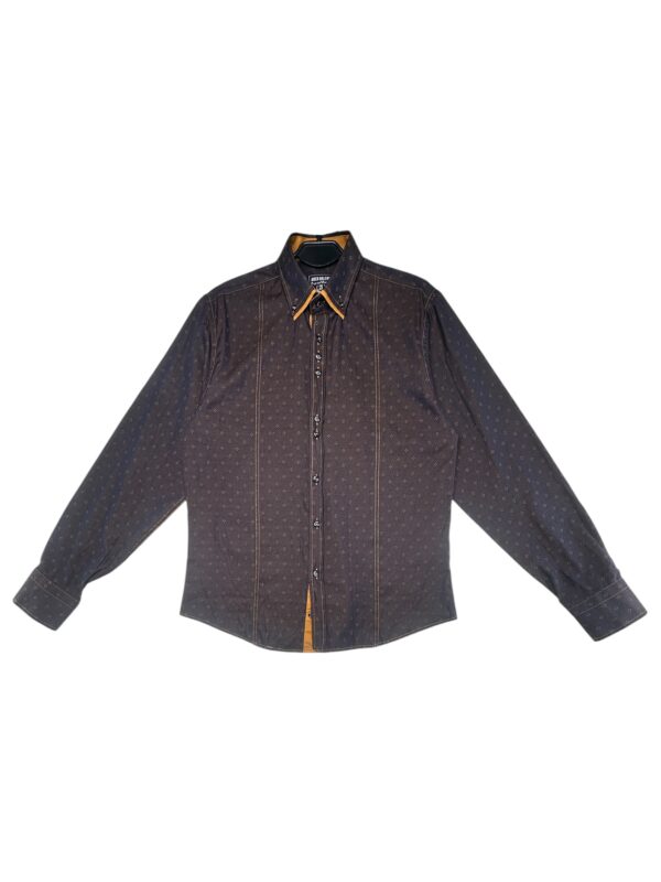 ARCO BALENO Koszula Męska Brązowa M