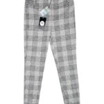 PRIMARK Spodnie Damskie Czarno-Białe Kratka M - zdjęcie 1