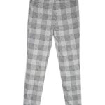 PRIMARK Spodnie Damskie Czarno-Białe Kratka M - zdjęcie 2