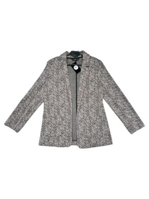 F&F Marynarka Damska Czarna Jodełka L