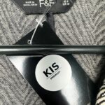 F&F Marynarka Damska Czarna Jodełka L - zdjęcie 3