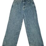 BOOHOO Jeansy Damskie Niebieskie M - zdjęcie 1