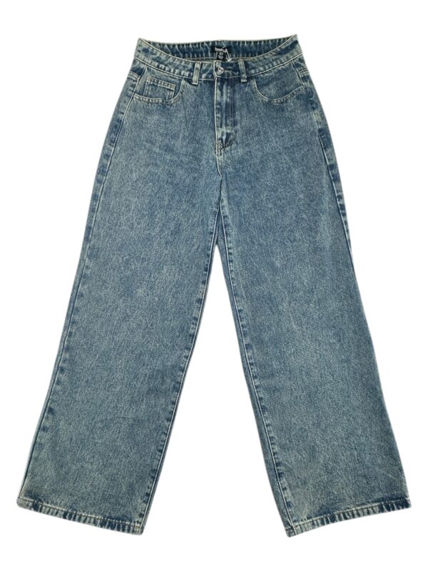 BOOHOO Jeansy Damskie Niebieskie M