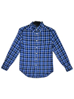 RALPH LAUREN Koszula Dziecięce Niebieska Kratka 140 (8)