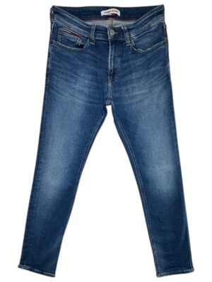 TOMMY HILFIGER Jeansy Męskie Niebieskie M