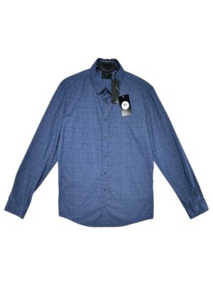 BLACK LABEL Koszula Męska Niebieska M