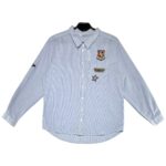 ONLY Koszula Damska Niebieska Naszywki M - zdjęcie 1