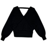 F&F Sweter Damski Czarny XL - zdjęcie 2