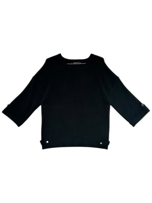 MONARI Sweter Damski Czarny S/M