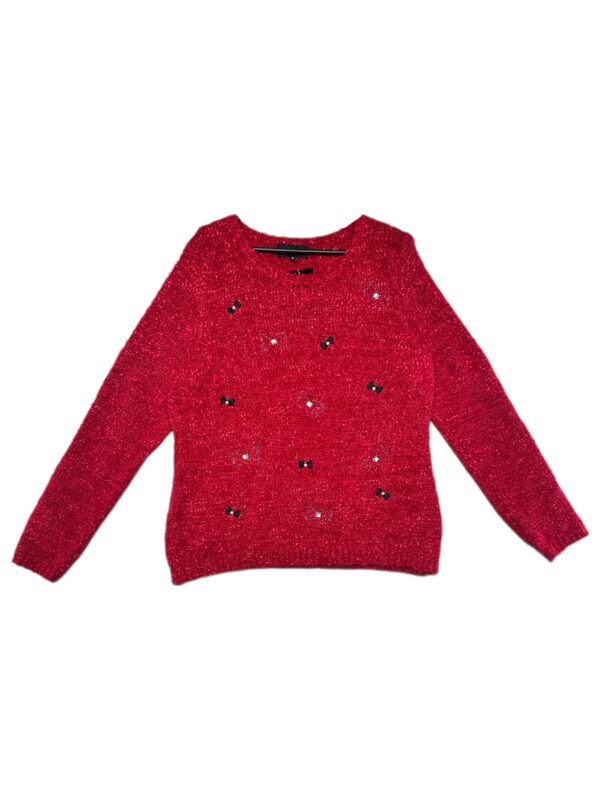 PARAMOUR Sweter Damski Czerwony XL