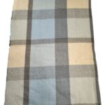 HOUSE OF TWEED Szal Damski Beżowy Niebieski ONE SIZE - zdjęcie 2