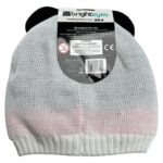 BRIGHTEYES Czapka Dziecięce Biała Czarne LED ONE SIZE - zdjęcie 2